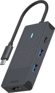 UCM-2001 USB-C Multiport Adapter, donkergrijs