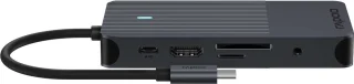 UCM-2004 USB-C Multiport Adapter, Donkergrijs