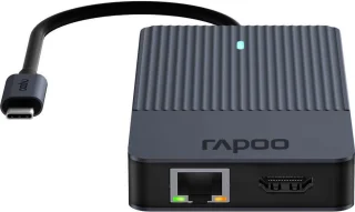UCM-2004 USB-C Multiport Adapter, Donkergrijs