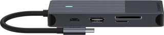 UCM-2004 USB-C Multiport Adapter, Donkergrijs