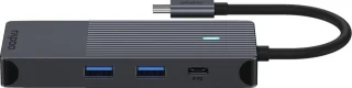 UCM-2004 USB-C Multiport Adapter, Donkergrijs