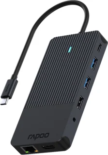 UCM-2006 USB-C Multiport Adapter Donkergrijs