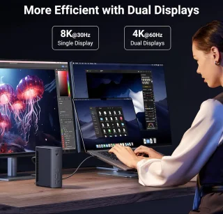 Wat vinden we goed aan de Ugreen U710 Dockingstation Grijs