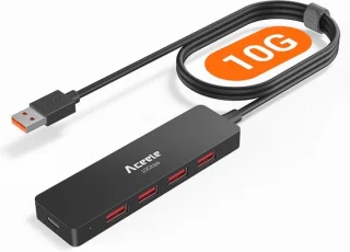 Ultraslim USB-hub 4-poorts