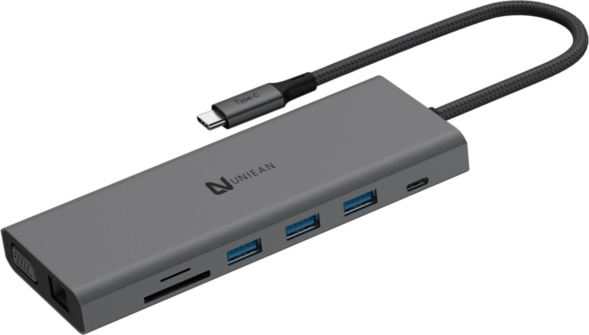 Wat vinden we goed aan de Uniean 14-in-1 USB-C Hub Docking Station