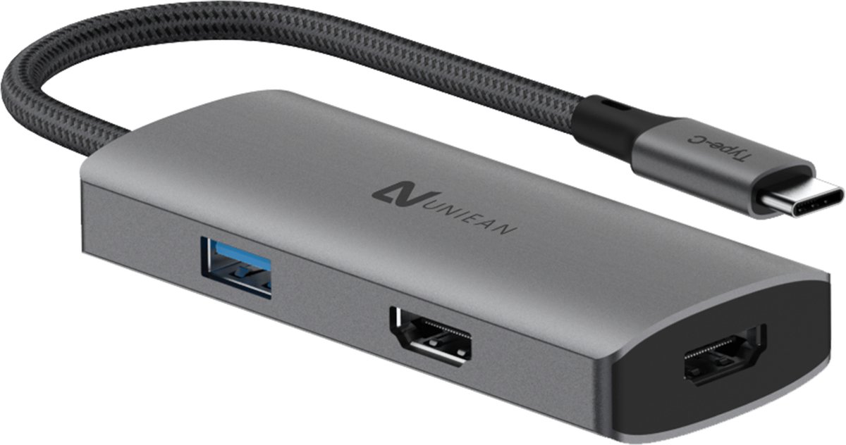 Uniean 6-in-1 USB-C Hub Docking Station