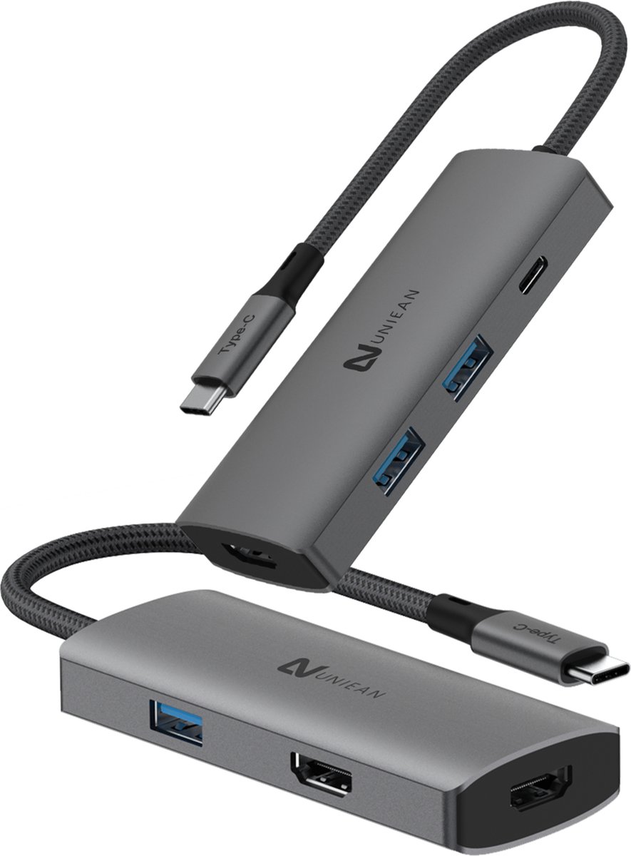 Uniean 6-in-1 USB-C Hub Docking Station