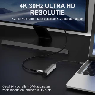 Uniean USB-C HUB 3-in-1 Laptop Docking Station