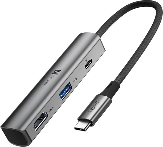 Uniean USB-C HUB 3‑in‑1: compact, krachtig en gericht op basisuitbreiding