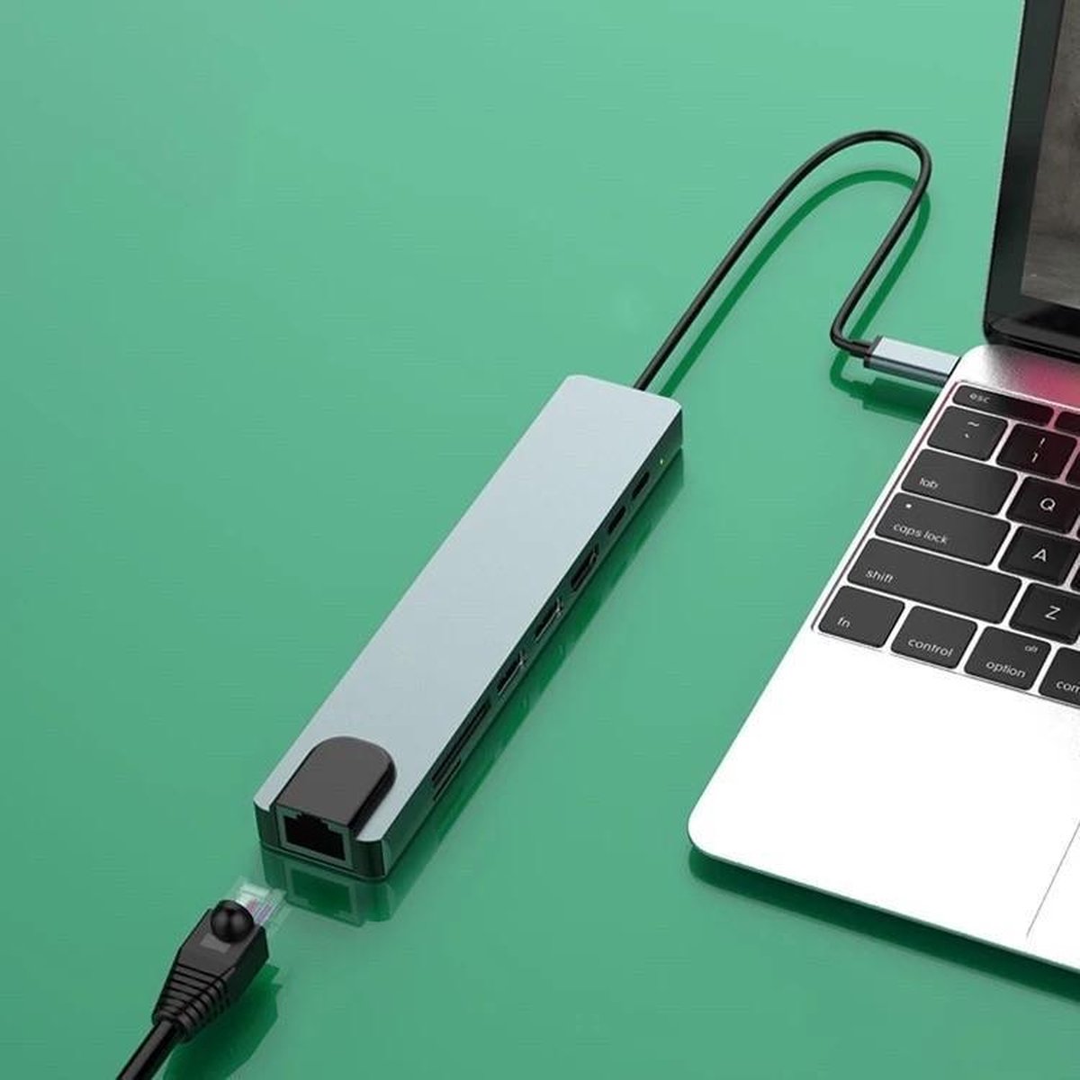 UniRay 8-in-1 Hub Type-C Docking Station