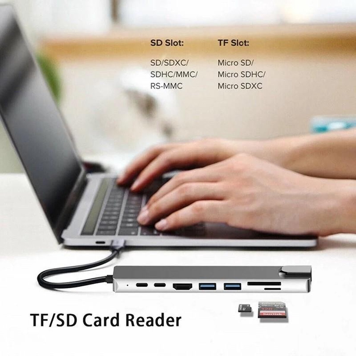 UniRay 8-in-1 Hub Type-C Docking Station