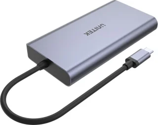 UNITEK uHUB S7 USB-C hub Grijs