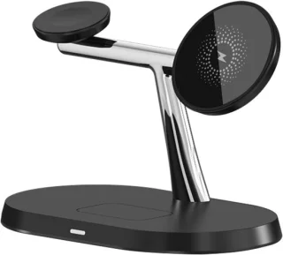 Universal Magnetic Charging Stand - Wireless Charger (Black)