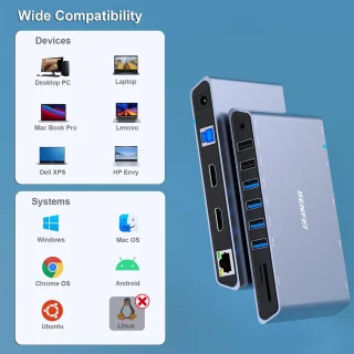 Universeel 12-in-1 USB 3.0 Dockingstation