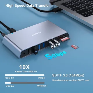 Universeel 12-in-1 USB 3.0 Dockingstation