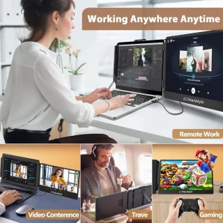 Universeel 14" Draagbare Laptop Scherm Extender