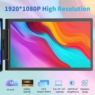 Universeel 14 inch Draagbare Monitor