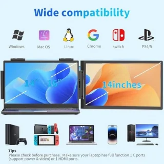 Universeel 14 inch Draagbare Monitor