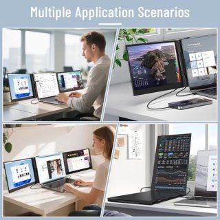 Wat vinden we goed aan de Universeel 14 inch Drievoudige Laptopmonitor