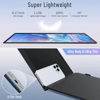Universeel 14 inch Drievoudige Laptopmonitor