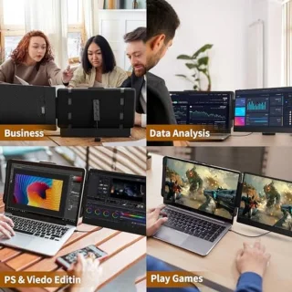 Universeel 14-inch laptopmonitor extensie