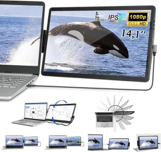 De Universeel 14,1 inch Draagbare Dual Monitor in één oogopslag