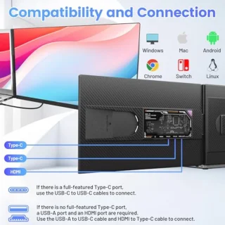 Universeel 15,6" Draagbare Laptop Schermvergroter
