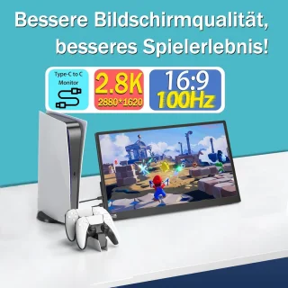Universeel 15,6 inch draagbaar beeldscherm