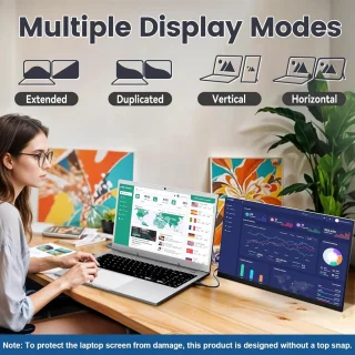 Universeel 15,6-inch draagbare monitor voor laptop