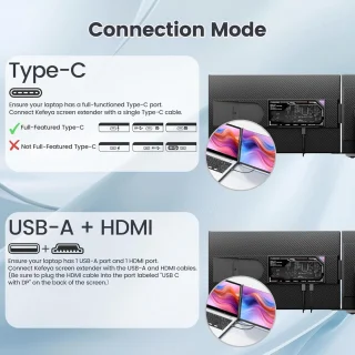 Universeel 15,6-inch draagbare monitor voor laptop