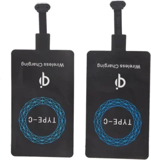 Universeel 2-delige USB-C Qi draadloze oplaadontvanger