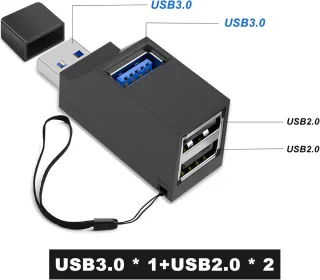 Universeel 4-poorts USB 3.0 hub