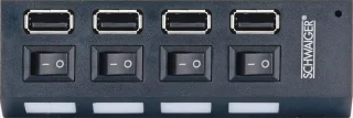 Universeel 4-poorts USB-hub
