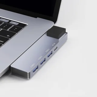 Universeel 5-in-1 USB-hub Adapter Dock