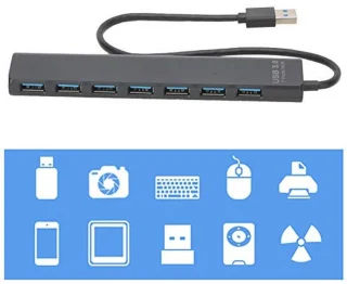 Universeel 7-in-1 USB 3.0 Hub