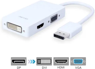 Universeel DisplayPort 3-in-1 Adapter