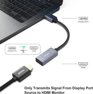 Universeel DisplayPort-naar-HDMI adapter