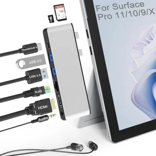 Universeel Dockingstation voor Microsoft Surface Pro 11/10/9/X
