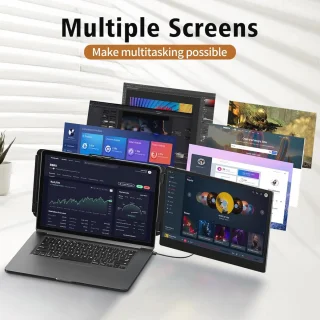 Universeel Dubbel Scherm Laptopmonitor 15,6 inch