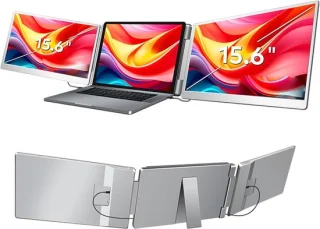 Universeel Laptop Scherm Extender Draagbare 15,6" Monitor Grijs