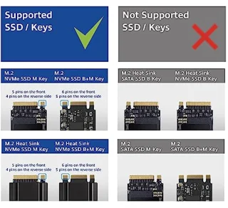 Universeel M.2 NVMe/PCIe SSD Dockingstation USB-C