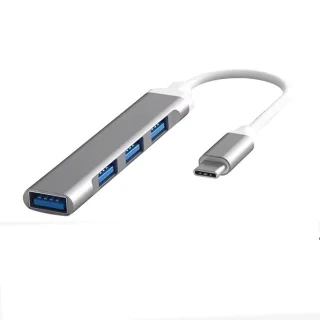 Universeel Type-C naar Multi-USB 4-poorts adapter