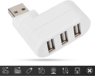 Universeel USB 3-poorts hub