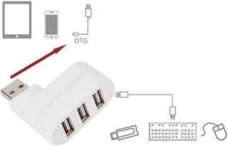 Universeel USB 3-poorts hub