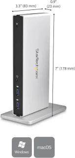 Universeel USB 3.0 Dual-monitor dockingstation
