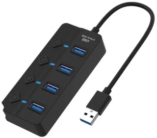 Universeel USB 3.0-hub 4-poorts