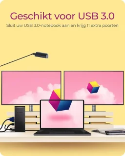 Universeel USB 3.0 Notebook Docking Station