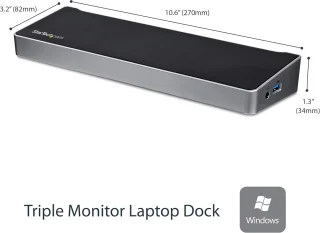 Universeel USB 3.0 Triple Monitor Dockingstation