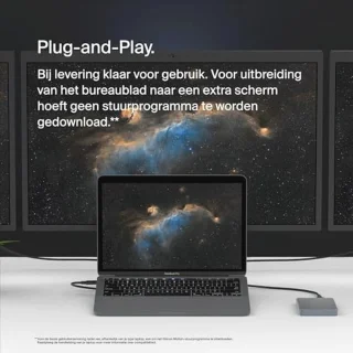 Universeel USB-C Docking Station - Zwart
