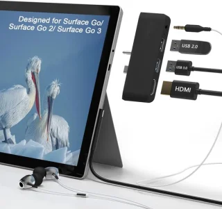 Universeel USB-C Dockingstation voor Surface Go, Go 2 en Go 3